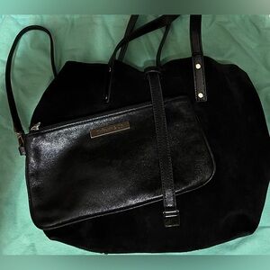 Tiffany & Co. Black Tote with Pouch authentic